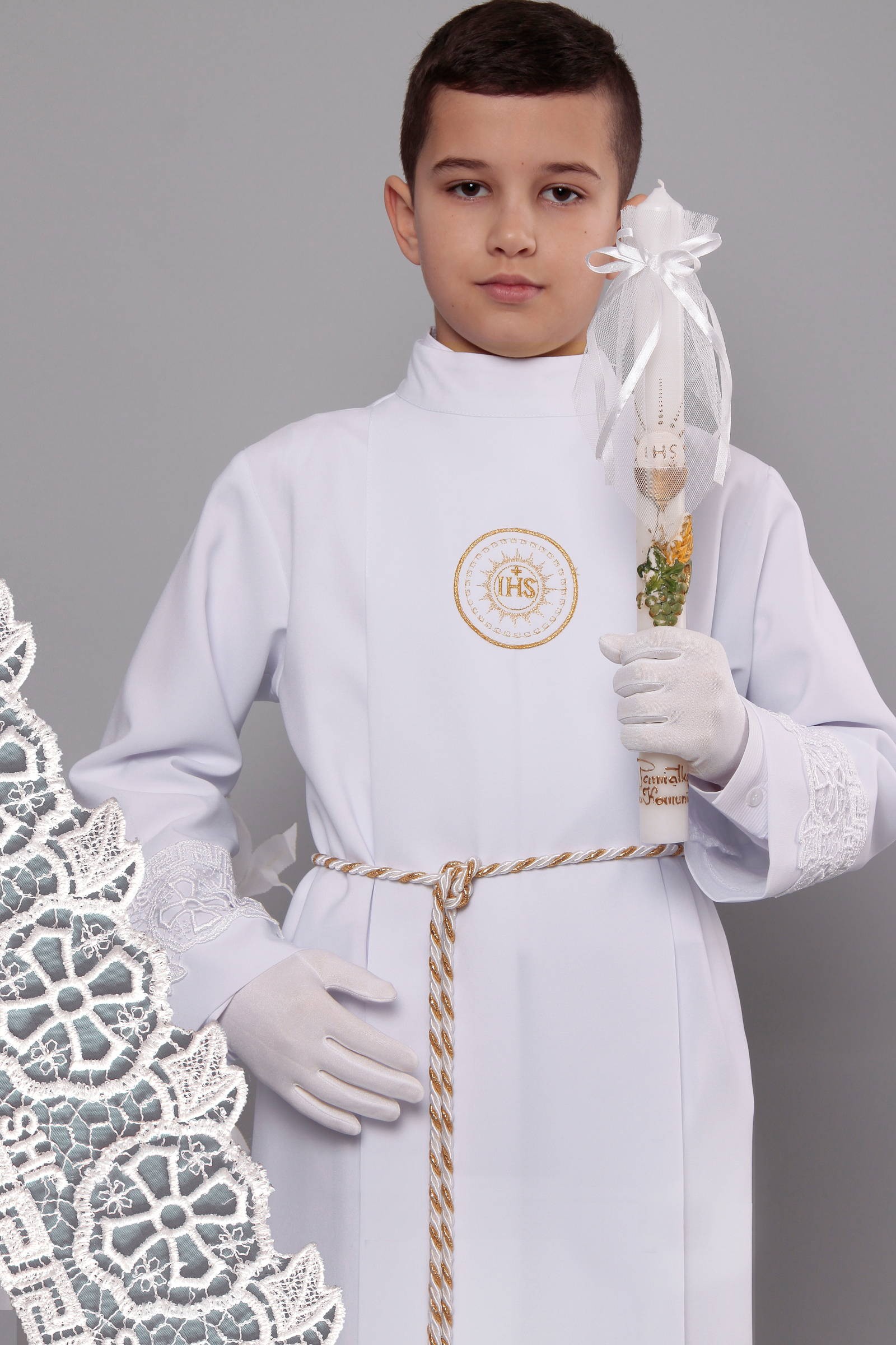 Communion Alba with guipure 12/UK-K - obraz 0