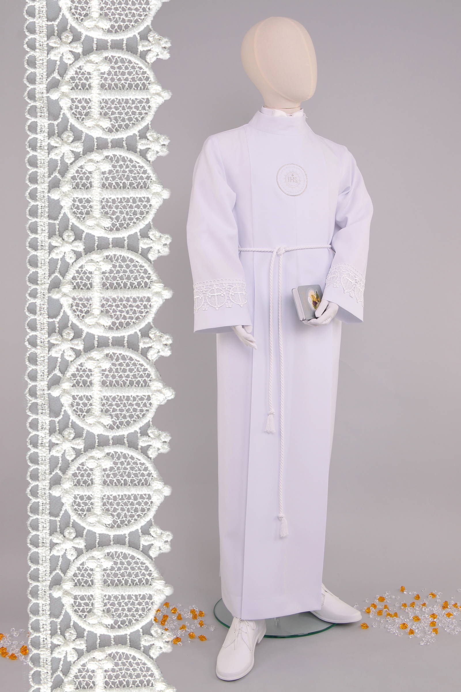 Communion Alba with guipure 13/UK-K - obraz 0