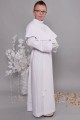 Communion dress with guipure 3/UK-KK - obraz 2