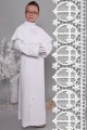 Communion dress with guipure 3/UK-KK - obraz 1