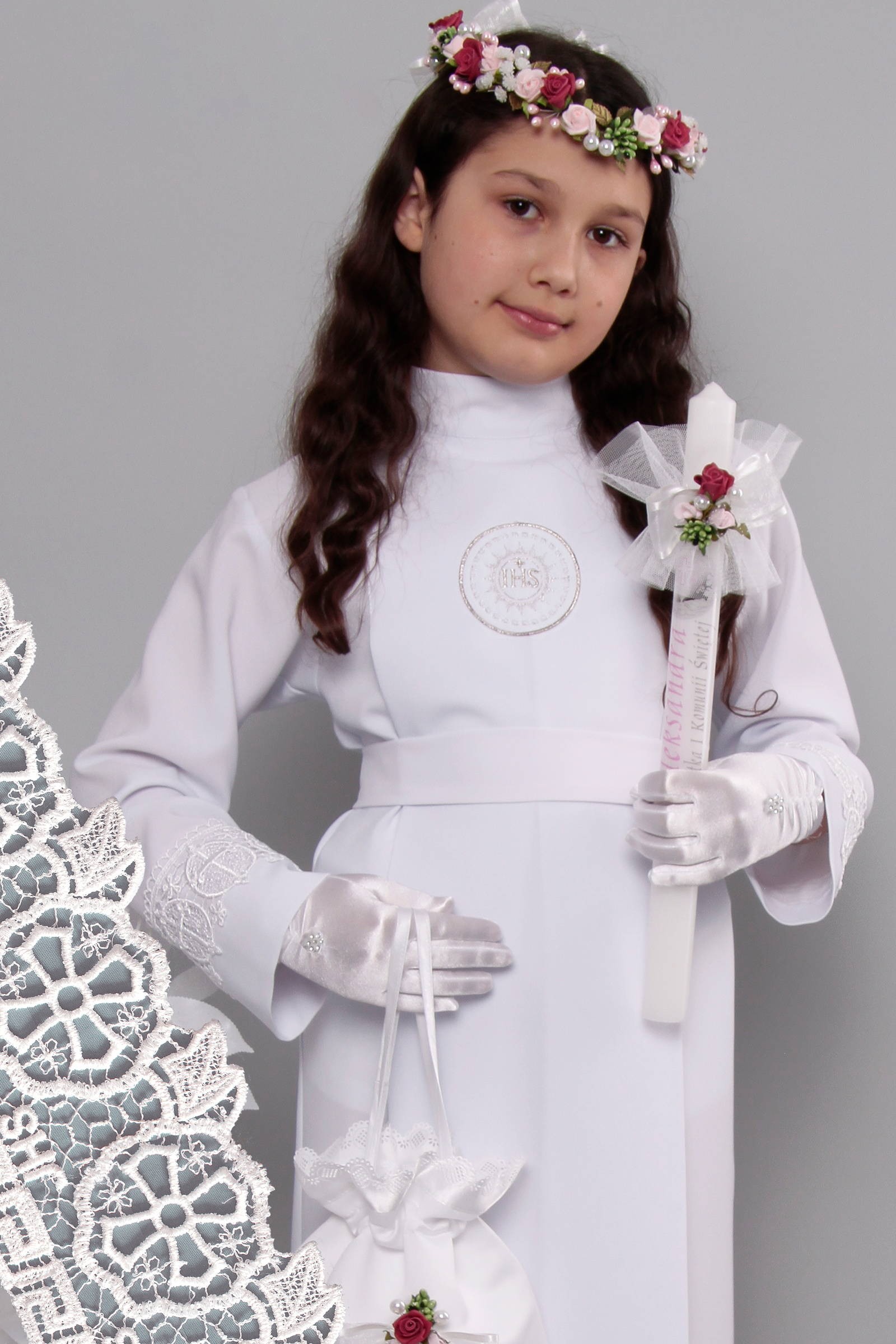 Communion Alba with guipure 13a/UK-K - obraz 0