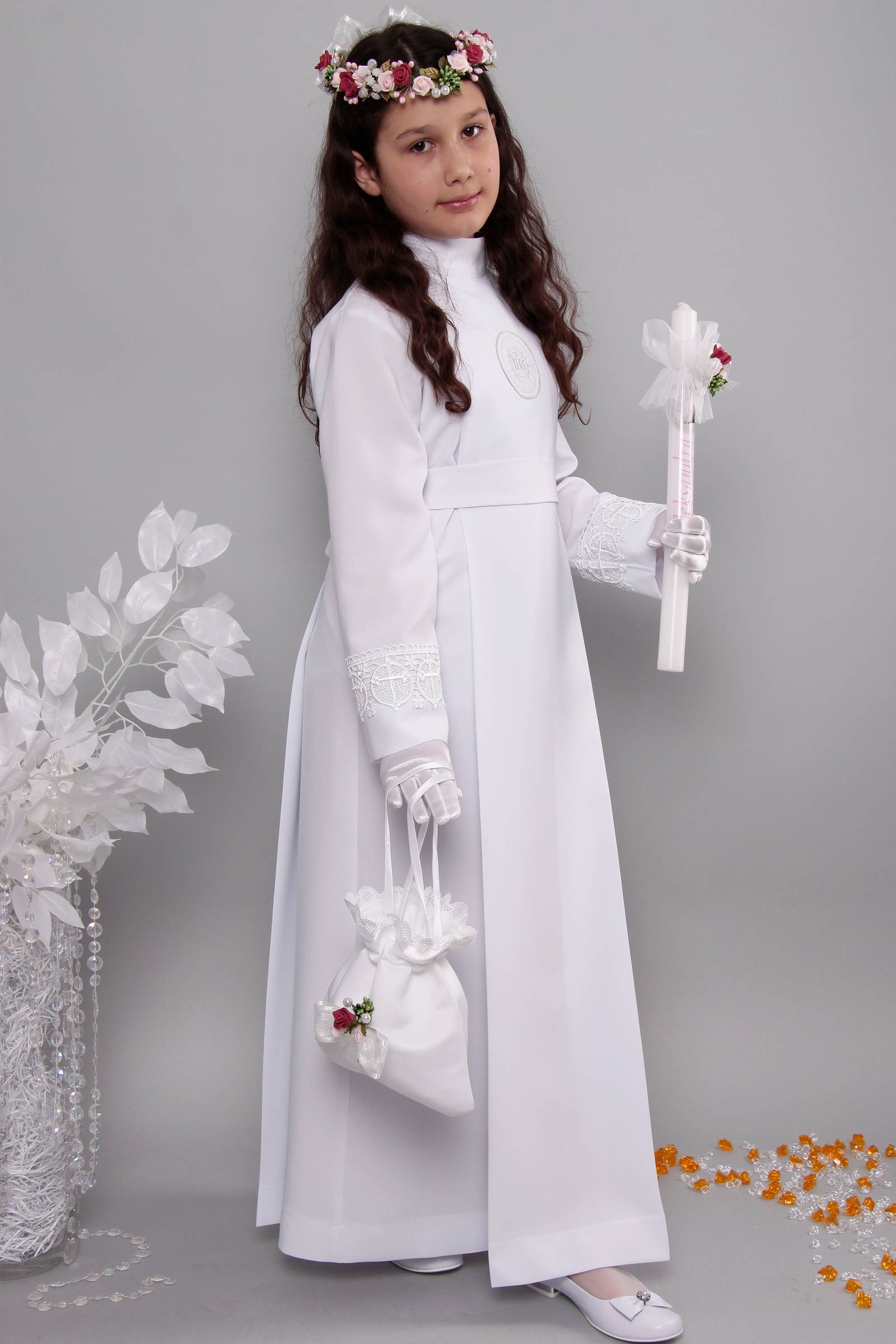 Communion Alba with guipure 13a/UK-K - obraz 3