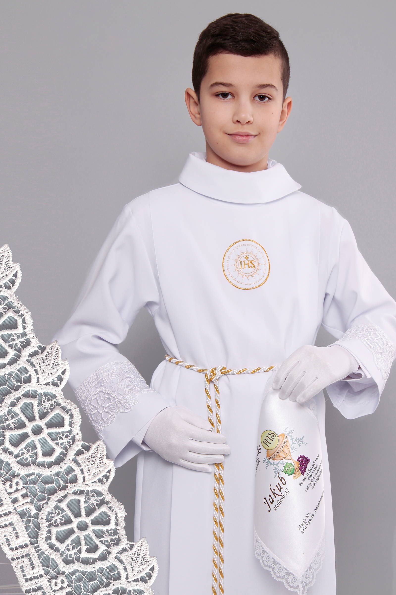 Communion Alba with guipure 13/UK-Z1 - obraz 0