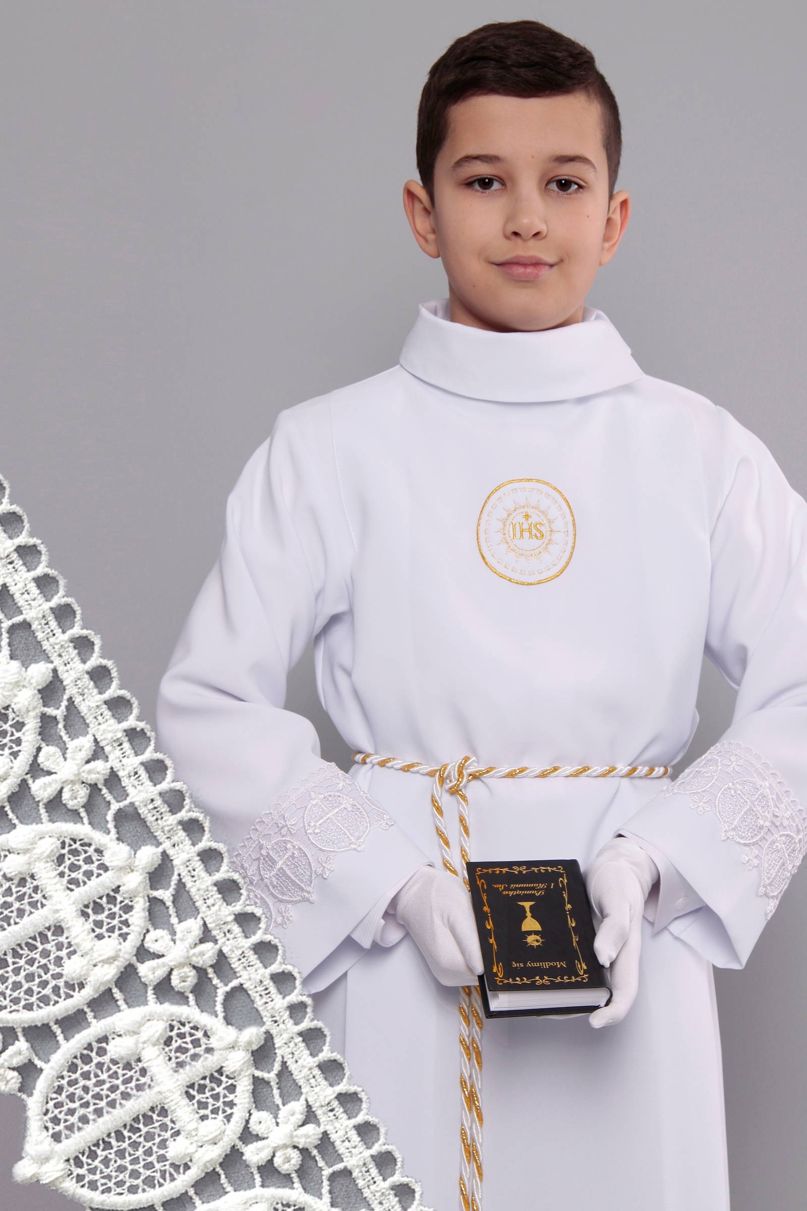 Communion Alba with guipure 13/UK-Z2 - obraz 0