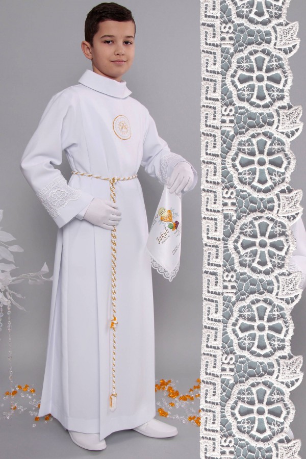 Communion Alba with guipure 13/UK-Z1 - obraz 1