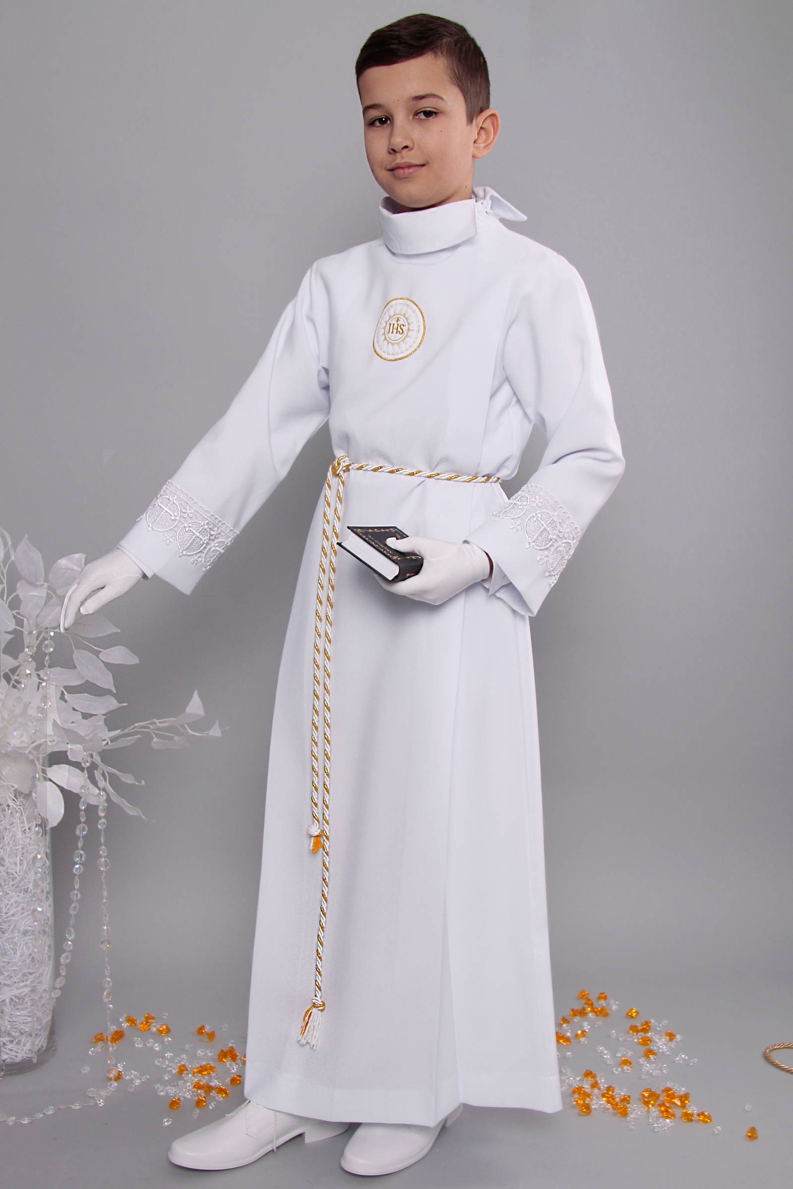 Communion Alba with guipure 13/UK-Z2 - obraz 3