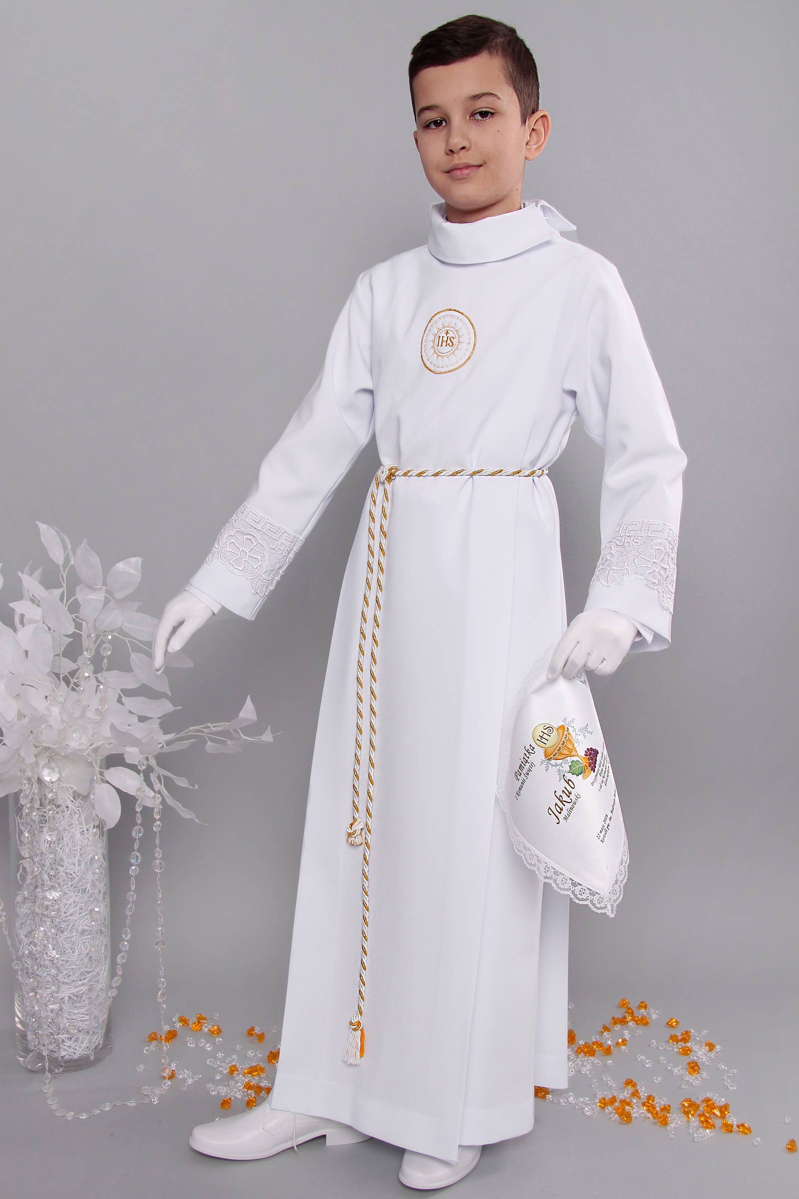 Communion Alba with guipure 13/UK-Z1 - obraz 3