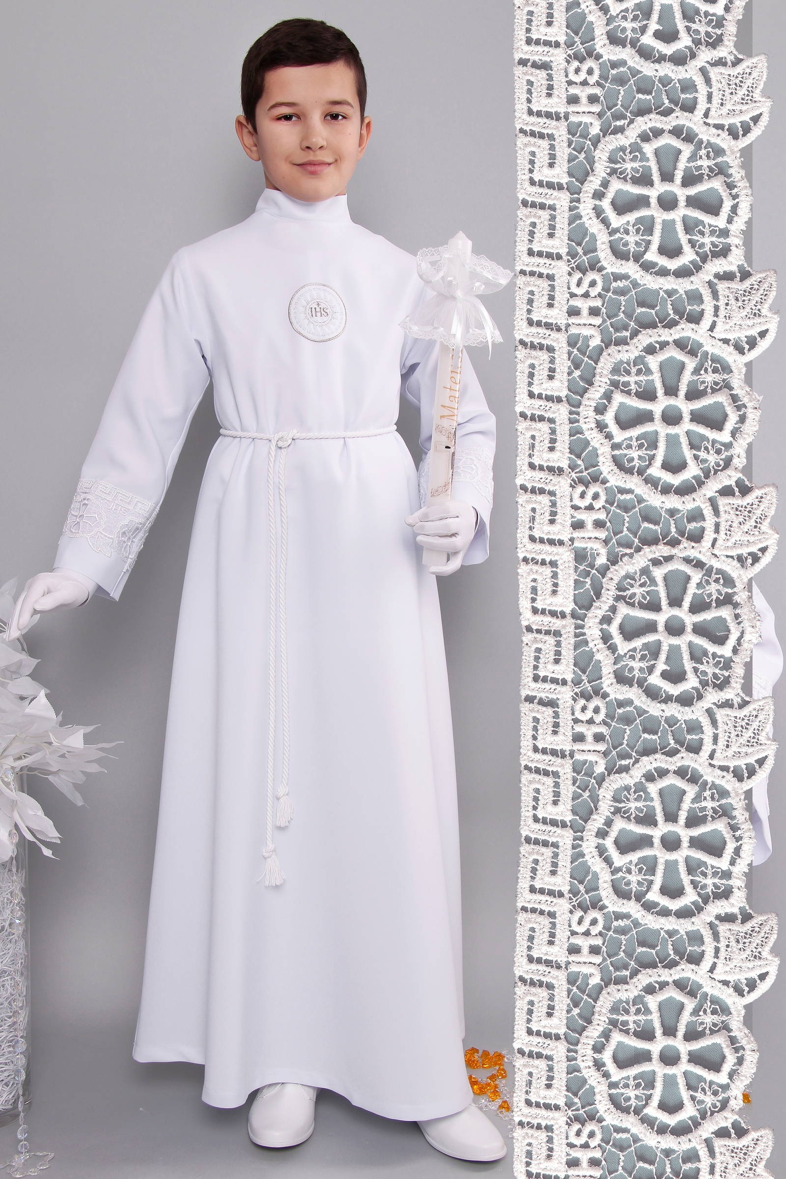 Communion Alba with guipure 14/UK-R1 - obraz 1