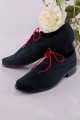 Communion shoes UK-013 - nubuck navy blue - obraz 1