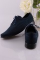 Communion shoes UK-013 - nubuck navy blue - obraz 3