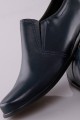 Communion shoes UK-016 - navy blue moccasins - obraz 1