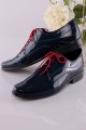 Communion shoes UK-015 - navy blue lacquer - obraz 1