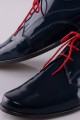 Communion shoes UK-015 - navy blue lacquer - obraz 2