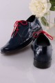 Communion shoes UK-015 - navy blue lacquer - obraz 3