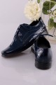 Communion shoes UK-015 - navy blue lacquer - obraz 4