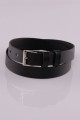 Communion trouser belt - leather black - obraz 1