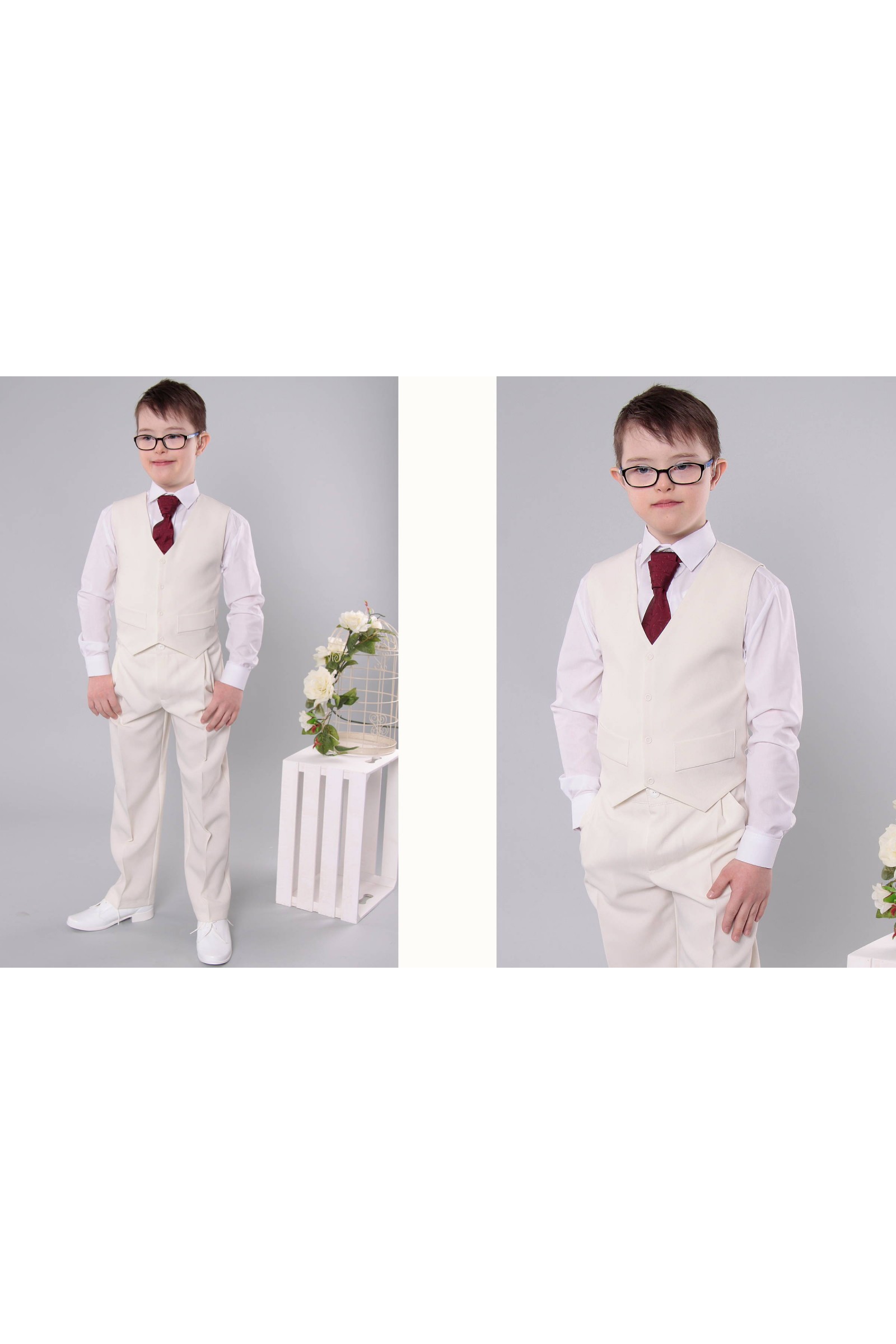 Communion suit - UK-GR/3 cream set - obraz 1