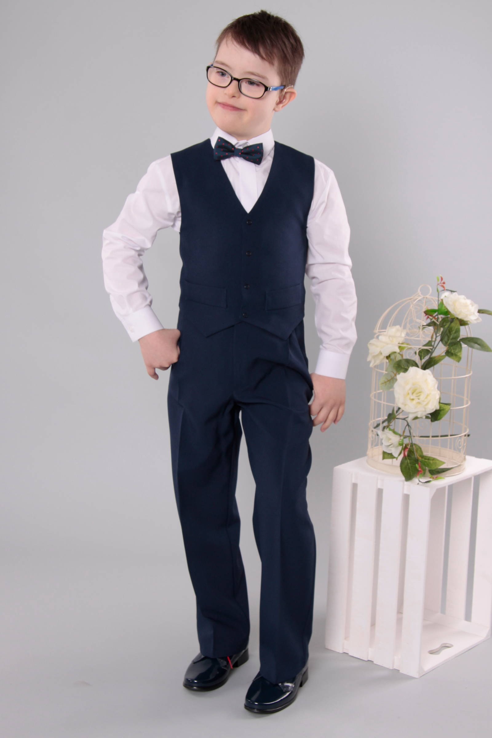 Communion suit - Set UK-GR/4 navy blue - obraz 0