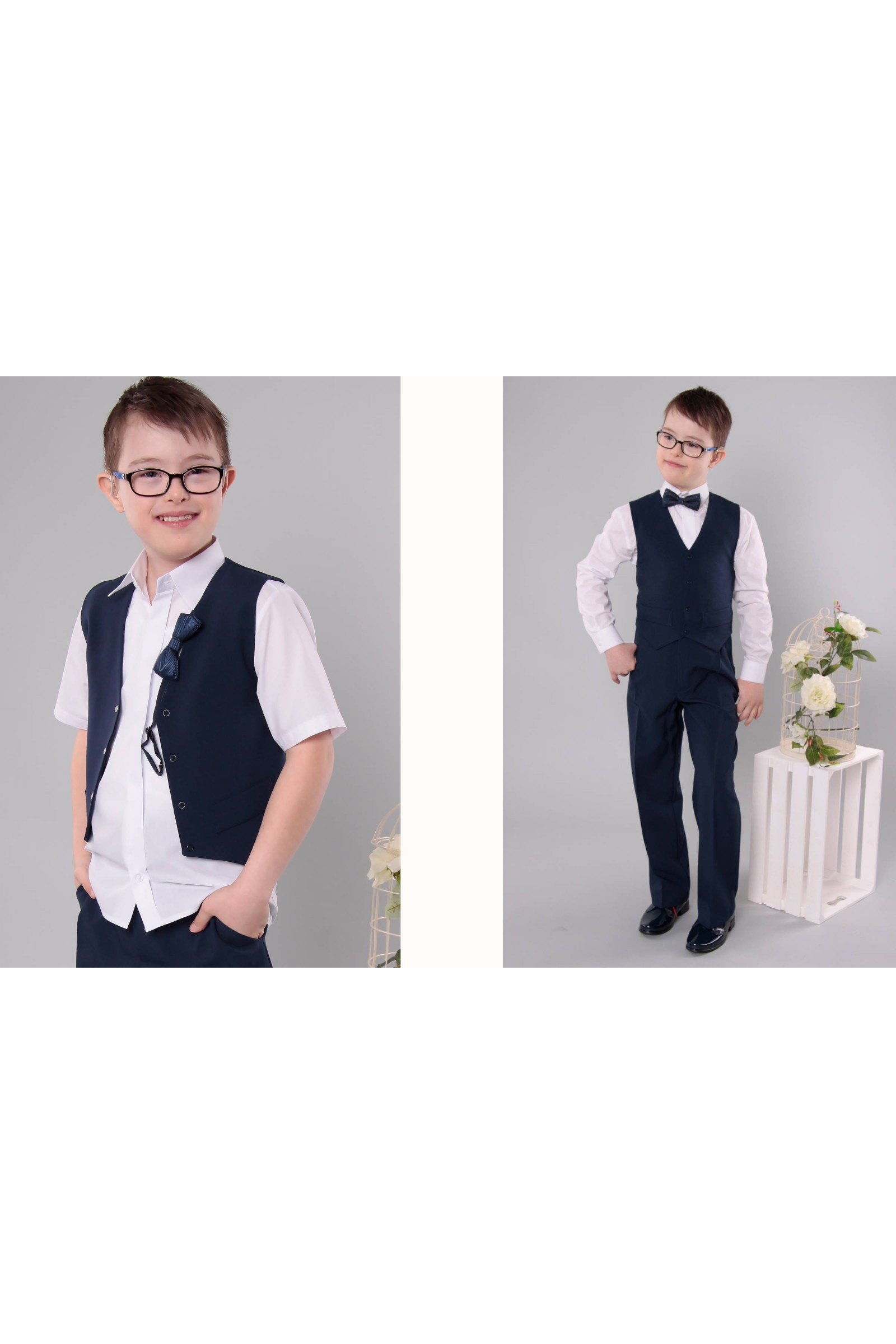 Communion suit - Set UK-GR/4 navy blue - obraz 1