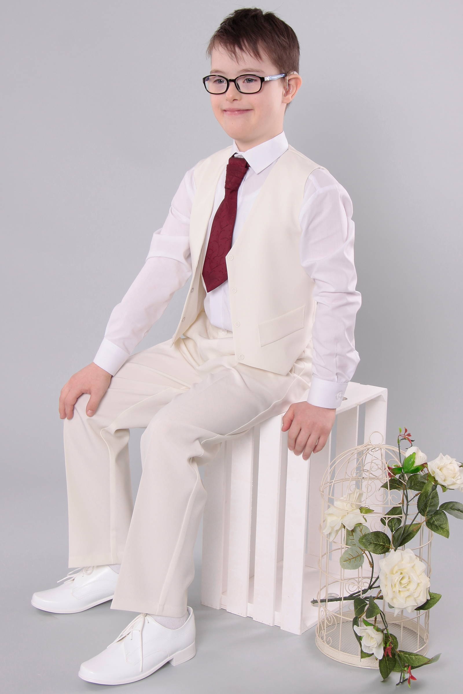 Communion suit - UK-GR/3 cream set - obraz 0