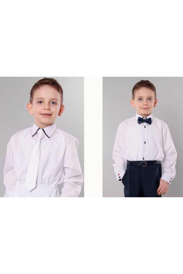 Communion shirt with collar with belt UK-4/Ks - obraz 4