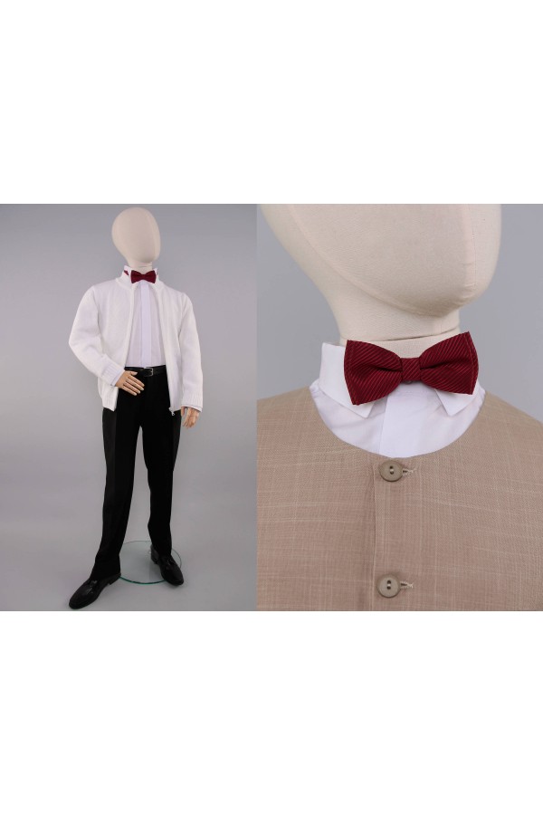 Communion bow tie UK-MBR maroon - obraz 0