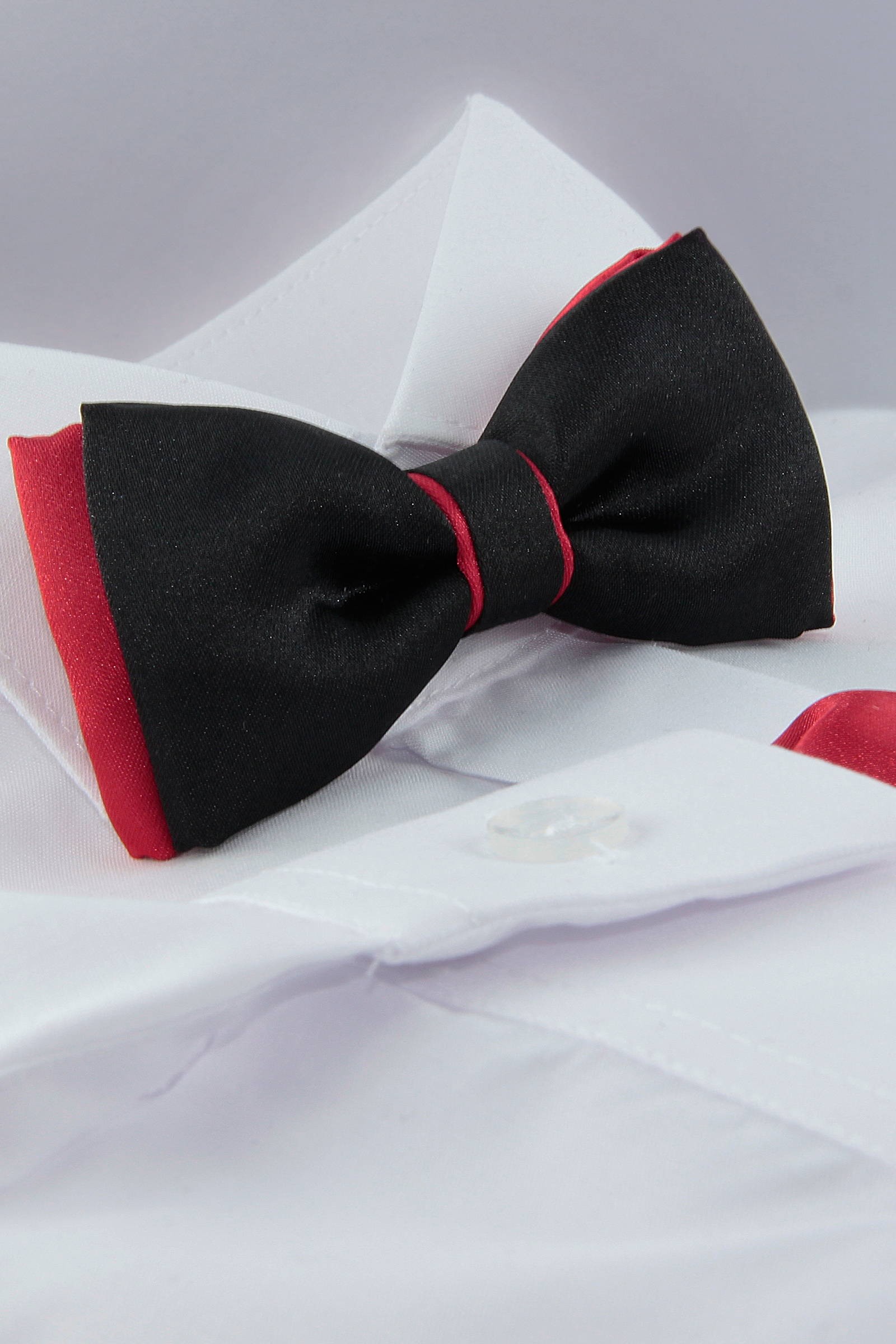 Communion bow tie UK-MCZC black and red - obraz 0