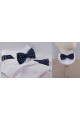 UK-MGK communion bow tie navy blue with dots - obraz 2