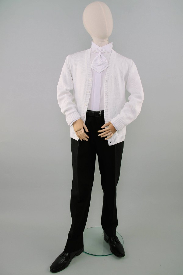 Communion bow tie UK-MKb-white - obraz 1