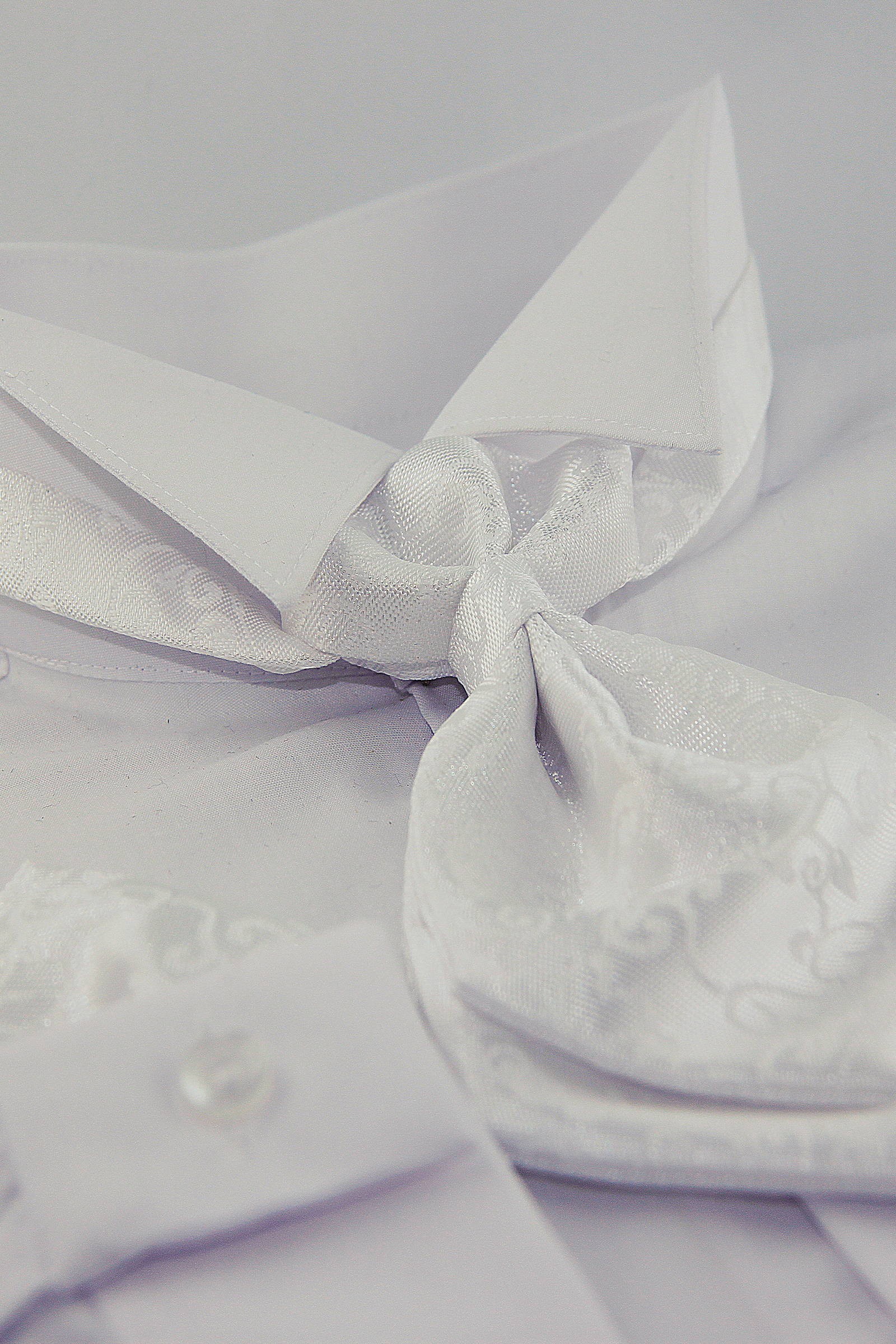 Communion bow tie UK-MKb-white - obraz 0