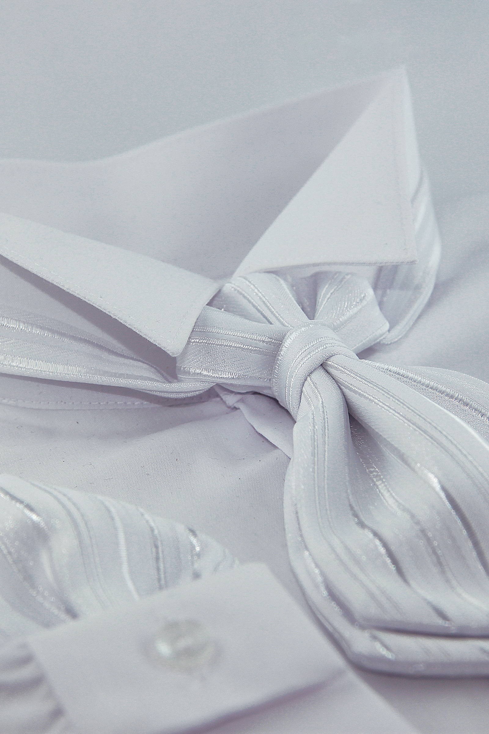 Communion bow tie UK-MKbp-white stripe - obraz 0