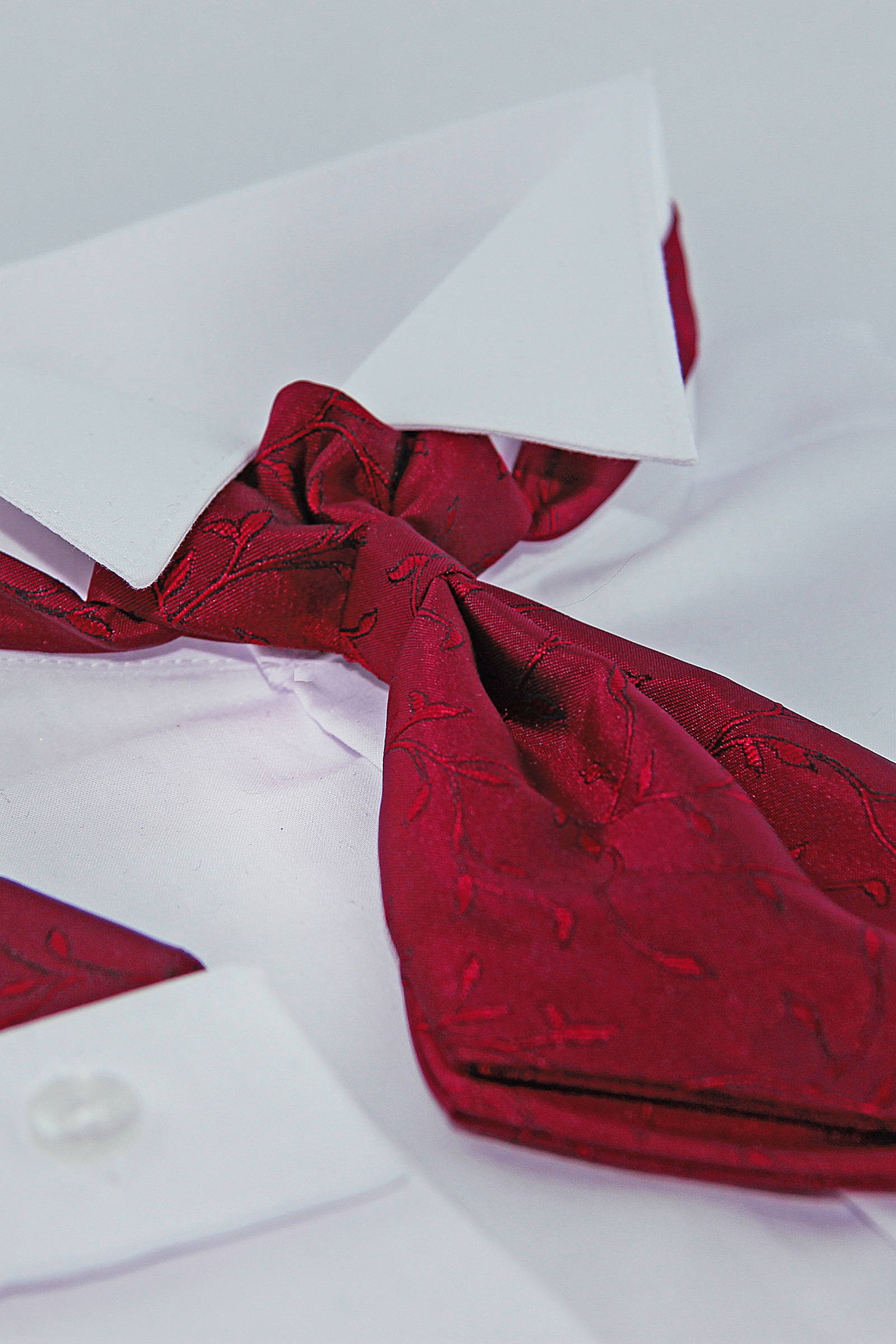 Communion bow tie UK-MKbr-maroon - obraz 0