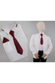Communion necktie UK-KRbr1 maroon - obraz 1
