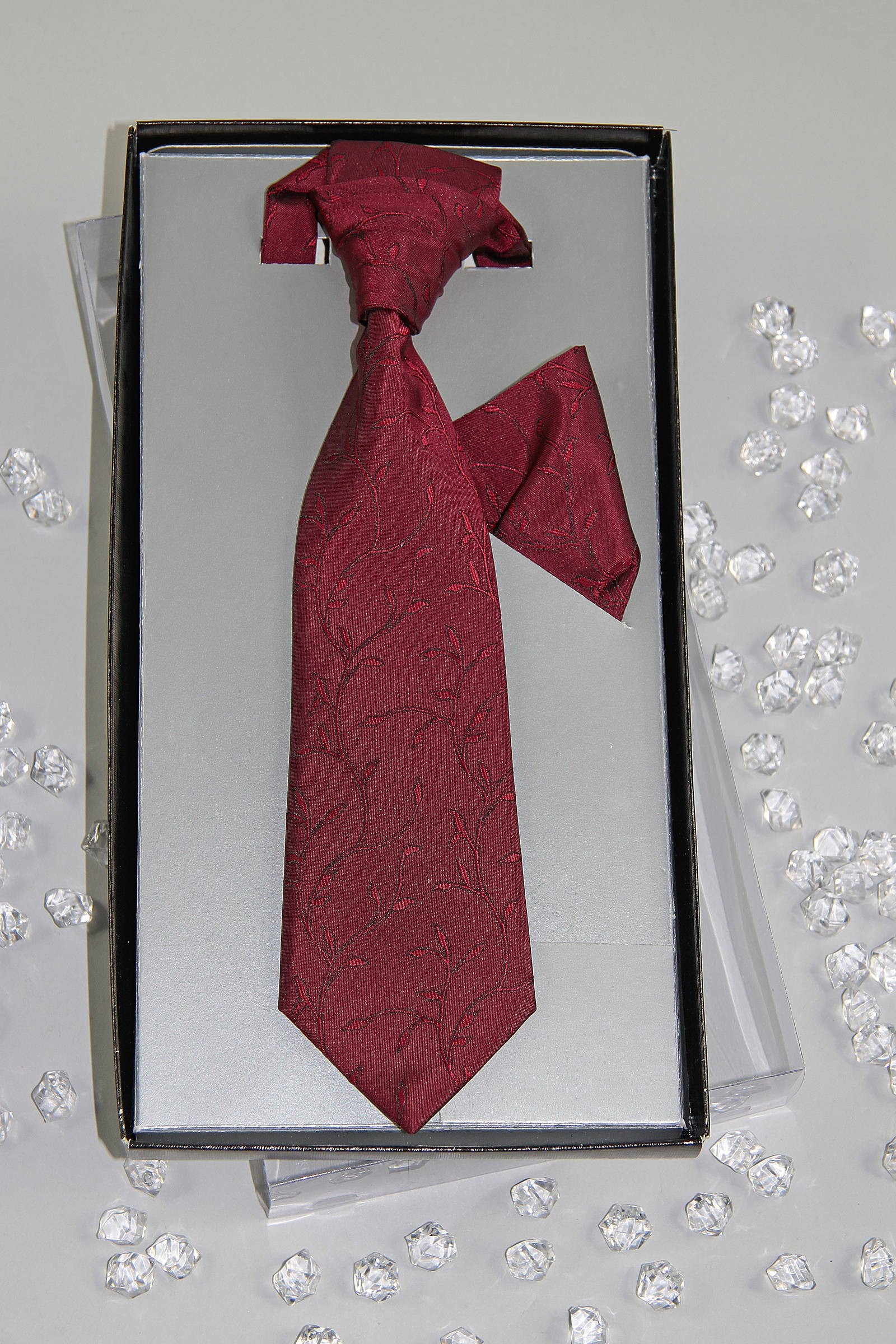 Communion necktie UK-KRbr2 maroon - obraz 0