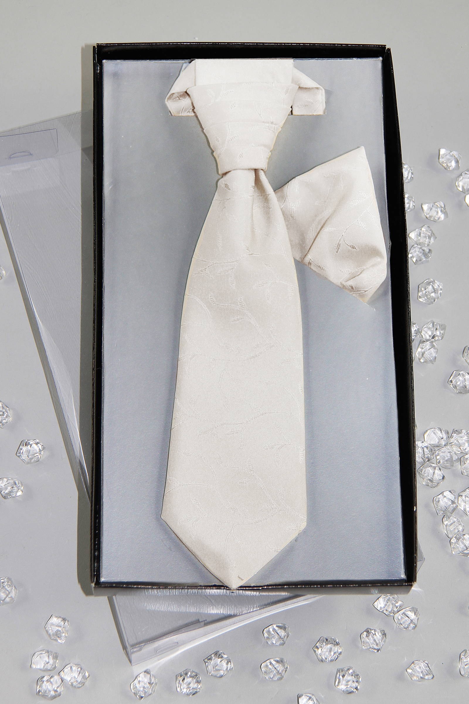 Communion necktie UK-KRb white - obraz 0