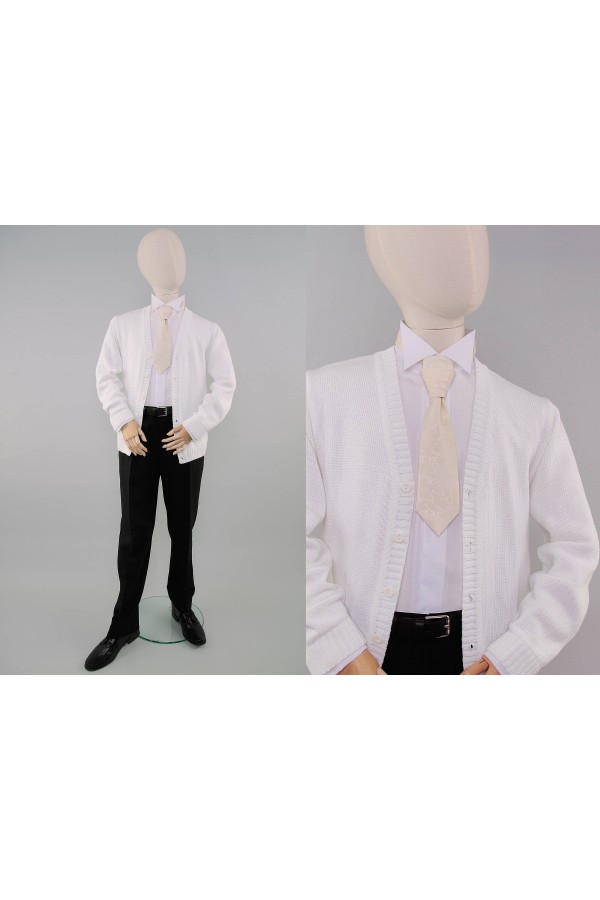 Communion necktie UK-KRw vanilla - obraz 2