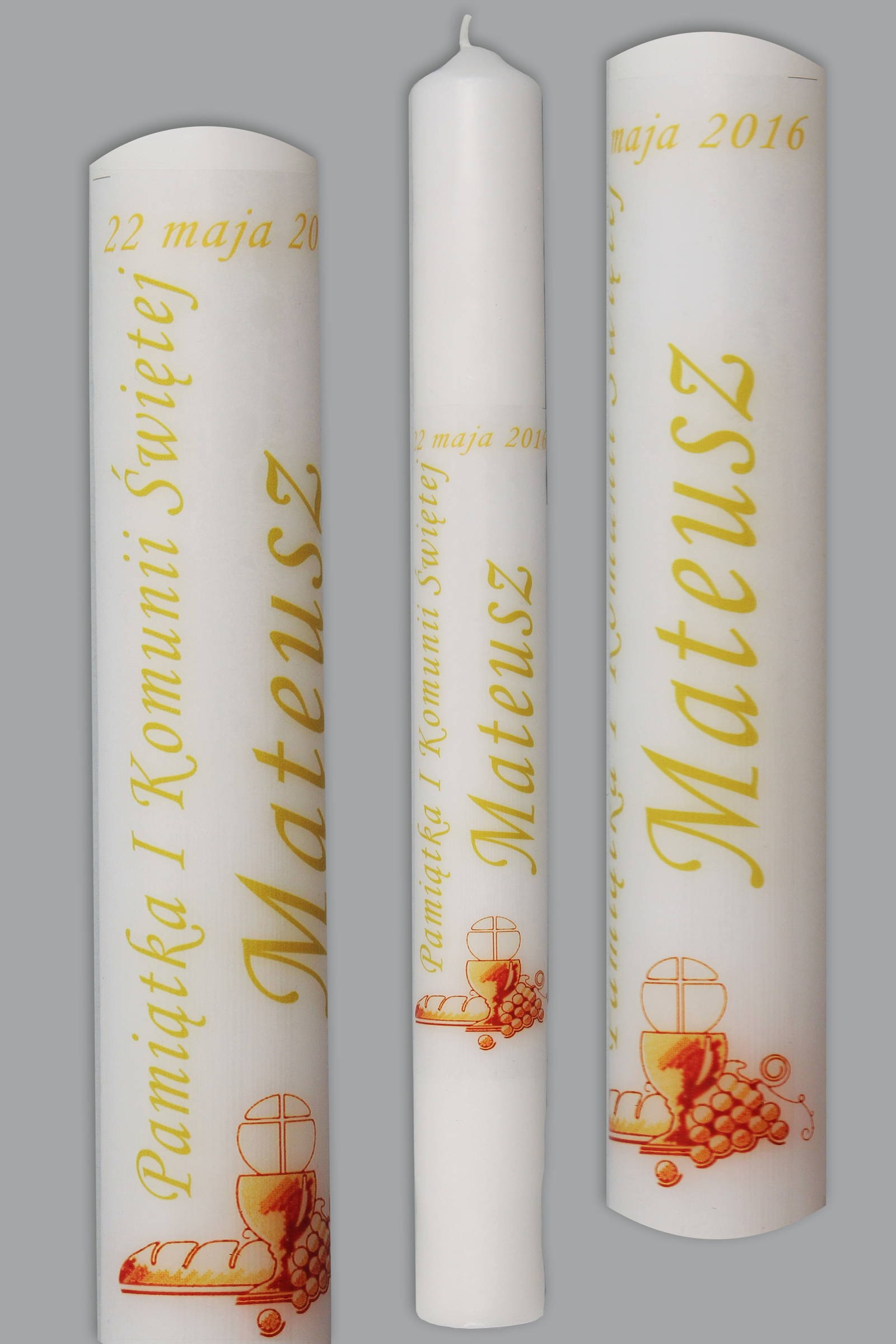 Communion candle for personalization UK-SW-KN1a/ch - obraz 0
