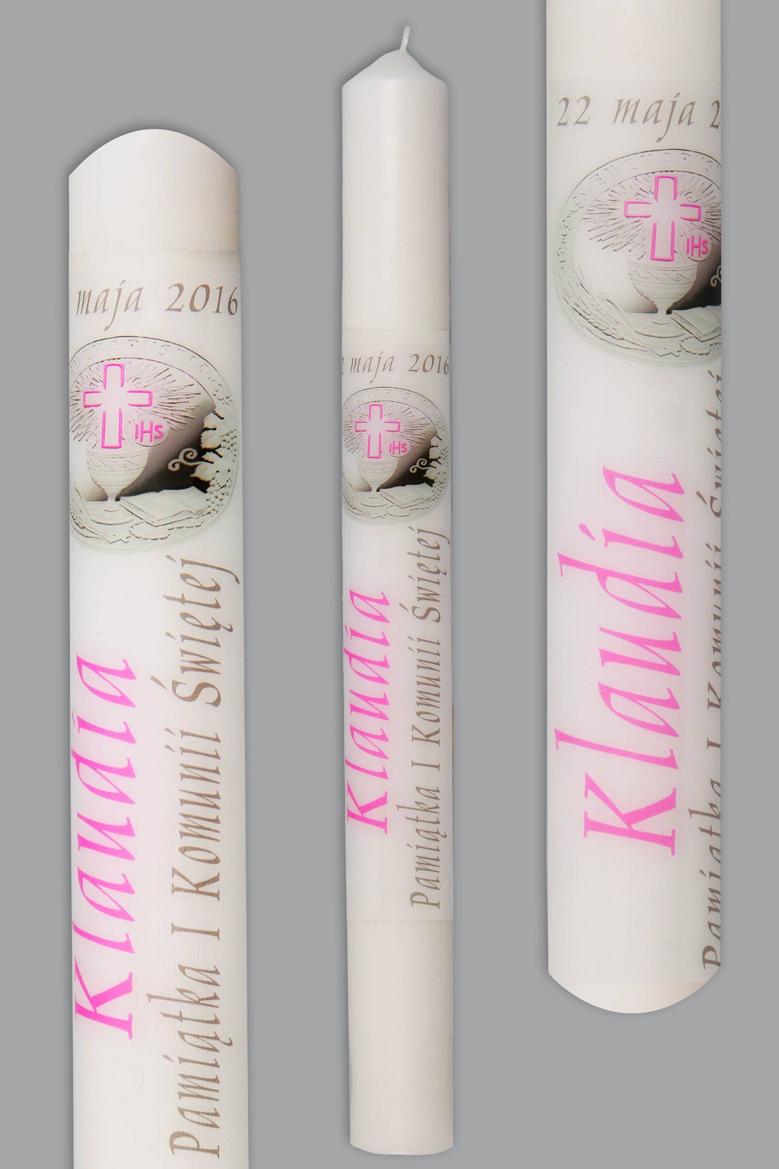 Communion candle for personalization UK-SW-KN1c/dz - obraz 0