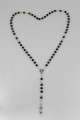 Communion rosary - black crystal UK-KC - obraz 2