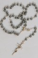 Communion rosary - pearl graphite UK-PG - obraz 1
