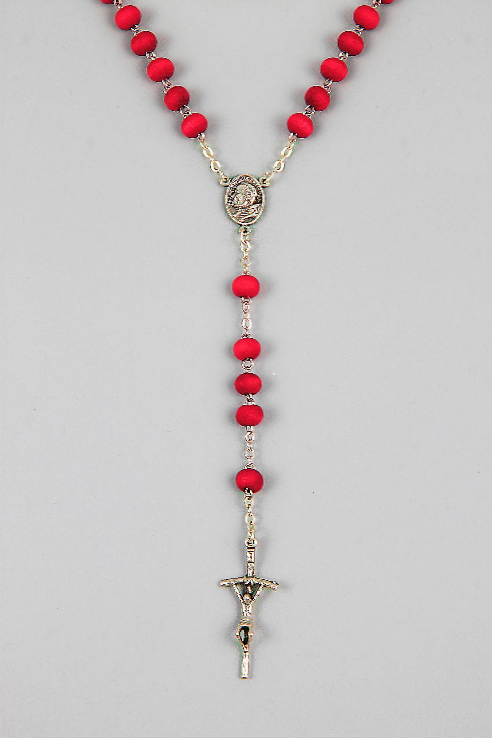 Communion rosary - fragrant red UK-ZC Communion rosary - fragrant red UK-ZC - obraz 3