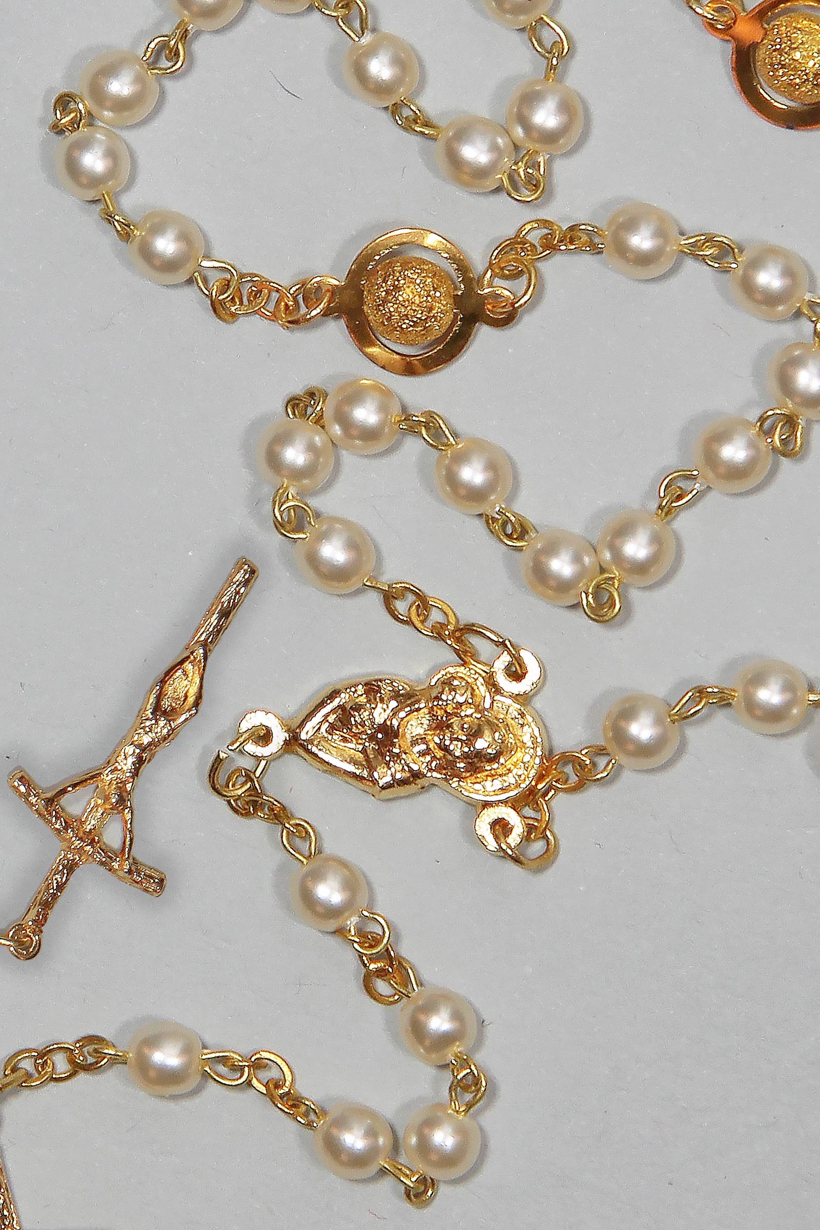 Communion rosary - pearl of gold UK-PZ Communion rosary - pearl of gold UK-PZ - obraz 0