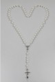 Communion rosary - pearl white UK-PB - obraz 1