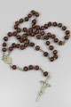 Communion rosary - wooden dark UK-DC - obraz 1