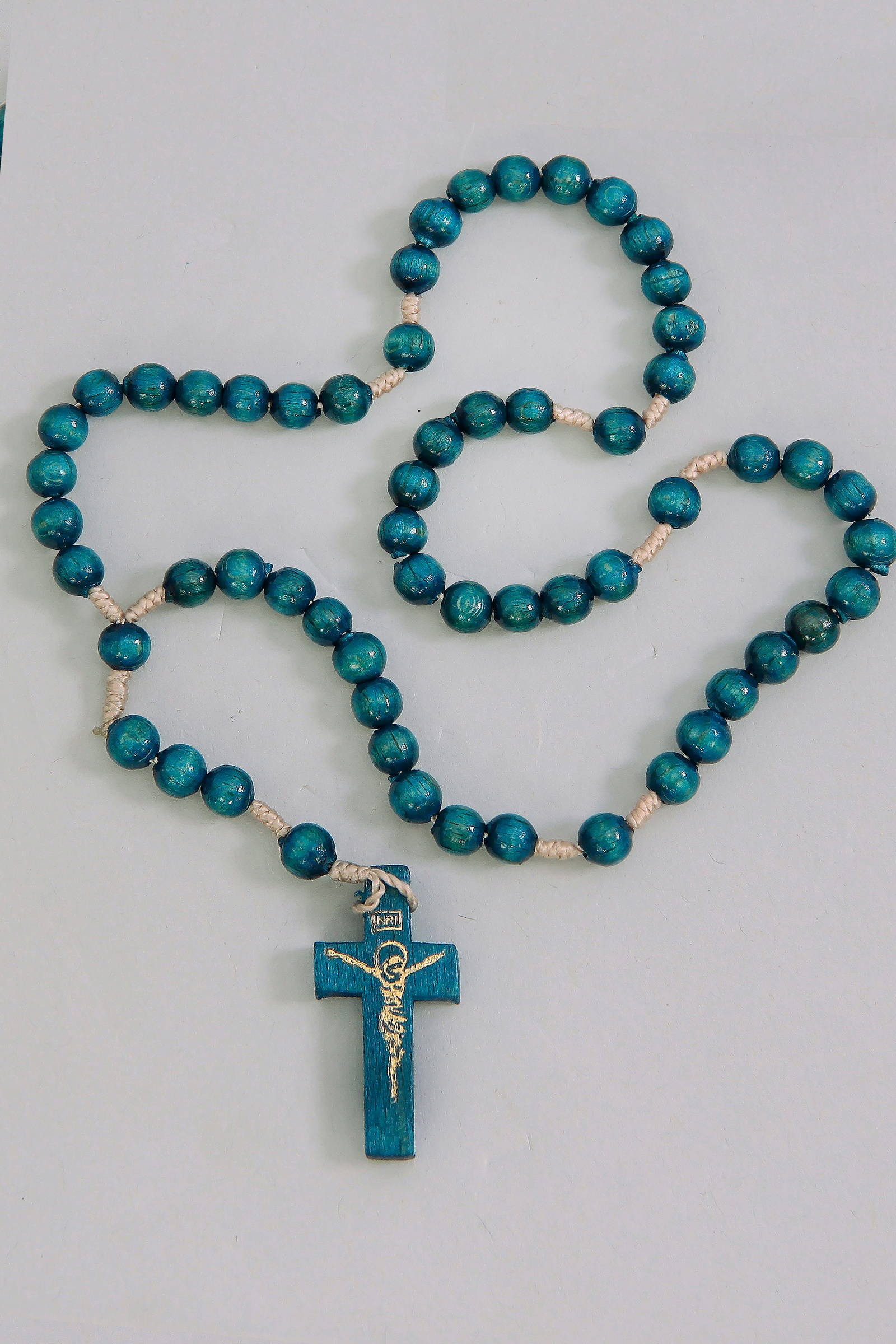 Communion rosary - wooden UK-DN2 Communion rosary - wooden UK-DN2 - obraz 1
