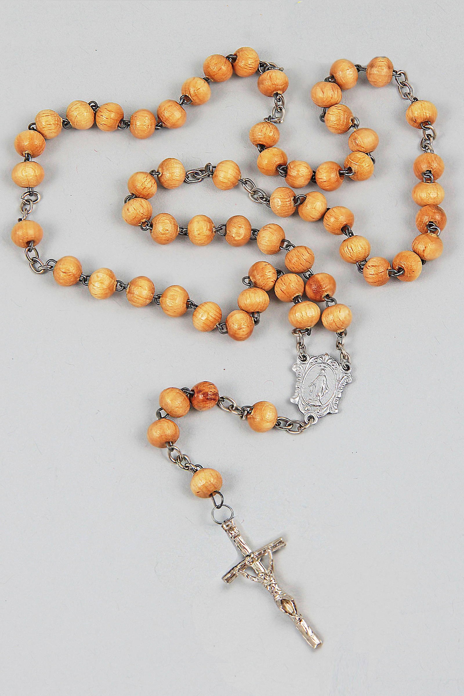 Communion rosary - wooden light UK-DJ Communion rosary - wooden light UK-DJ - obraz 1