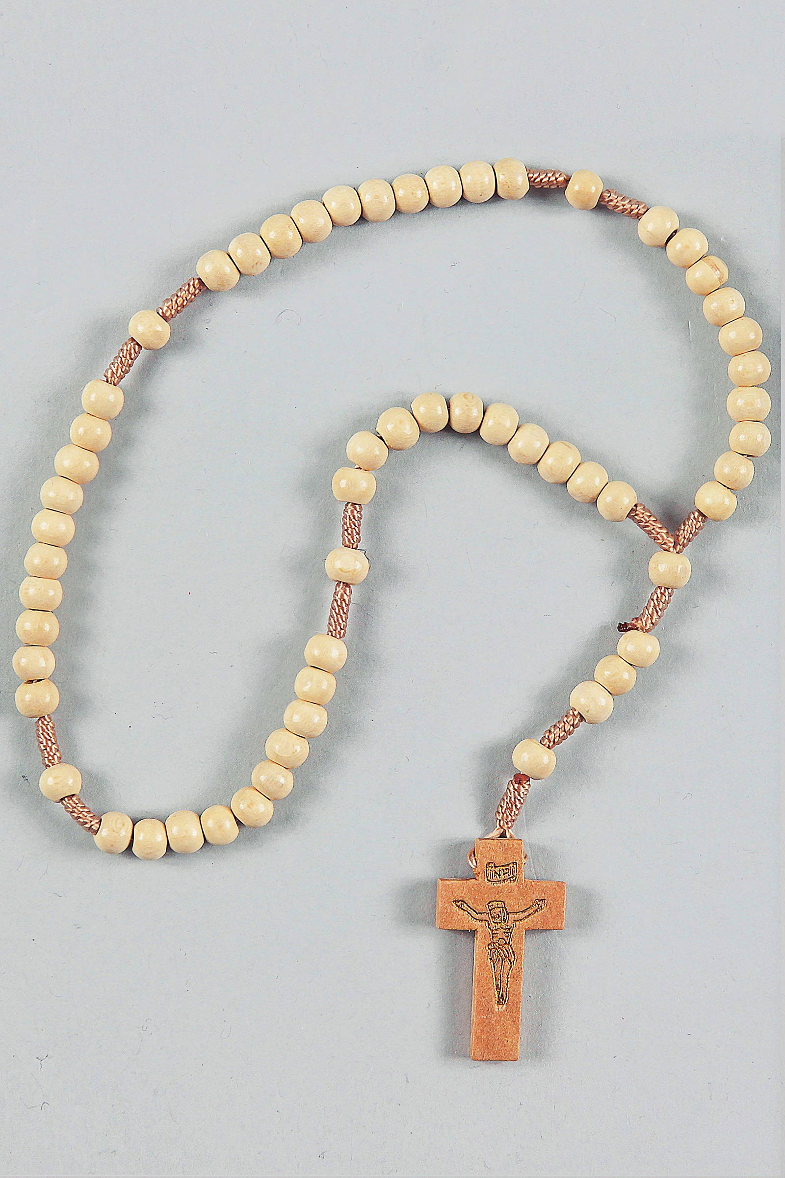 Communion rosary - wooden UK-DJ1 - obraz 1