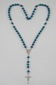 Communion rosary - wooden blue UK-DN - obraz 1
