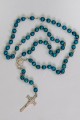 Communion rosary - wooden blue UK-DN - obraz 2