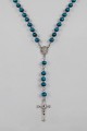 Communion rosary - wooden blue UK-DN - obraz 3